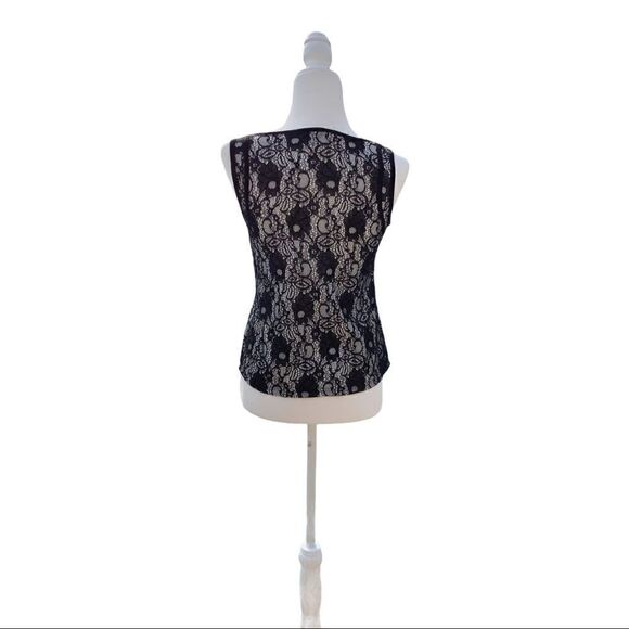Ann Taylor Black Laced Blouse - Picture 2 of 2
